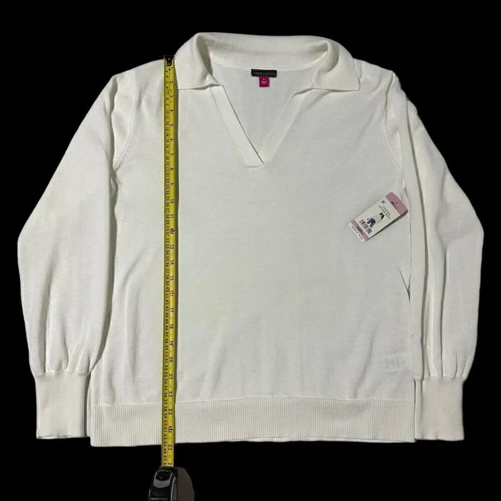NWT Vince Camuto Women’s Pullover Collared Lightweight Sweater